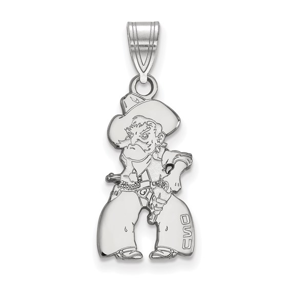 Sterling Silver Oklahoma State University Large Pendant Sterling Silver Oklahoma State University Large Pendant